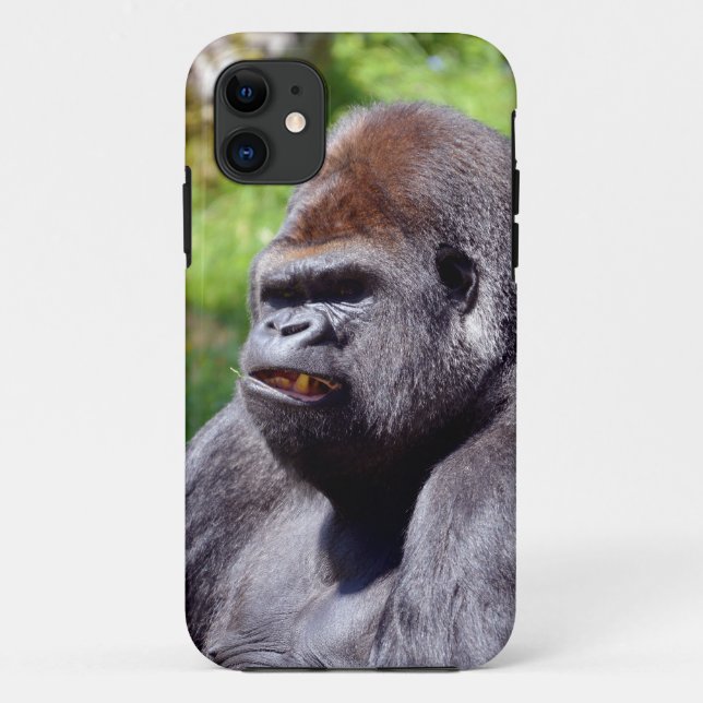 Portrait western lowland gorilla Case-Mate iPhone case (Back)