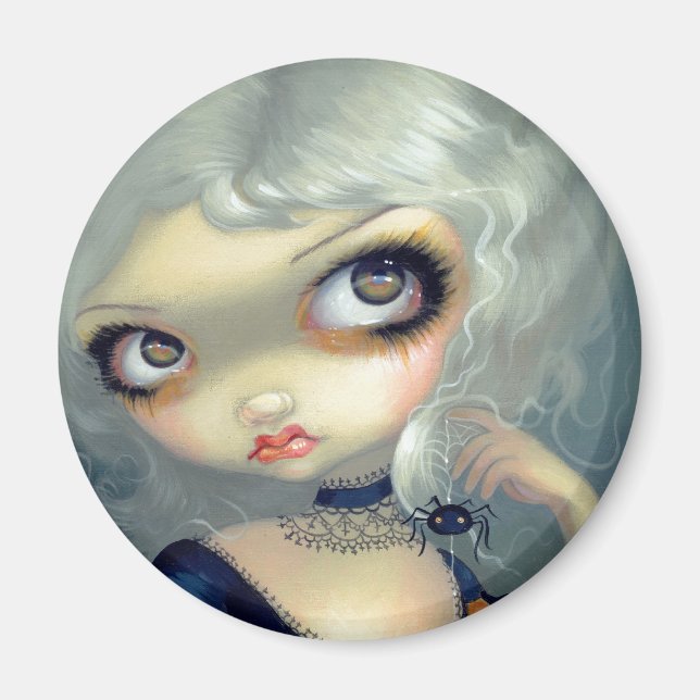 "Portrait with a Spiderling" Magnet (Front)