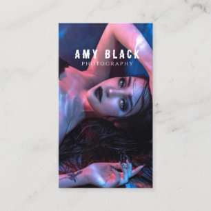 Portrait Woman Girl Photography Business Card