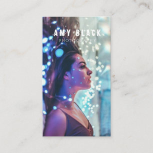 Portrait Woman Girl Photography Business Card