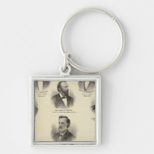 Portraits of BF Parker, TD Kanouse Key Ring