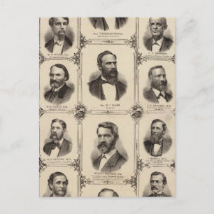 Portraits of Citizens of Polk County Postcard