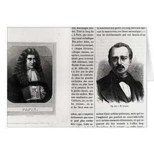 Portraits of Denis Papin  and Etienne Lenoir