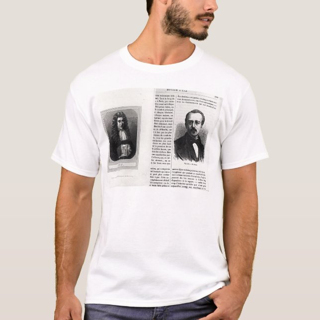 Portraits of Denis Papin  and Etienne Lenoir T-Shirt (Front)