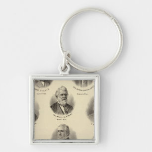 Portraits of George Gale, Alfred Brunson Key Ring