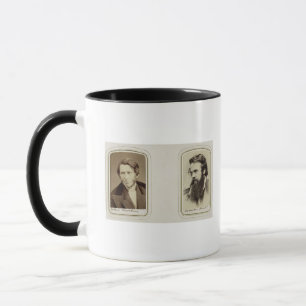 Portraits of John Ruskin (1819-1900) and William H Mug