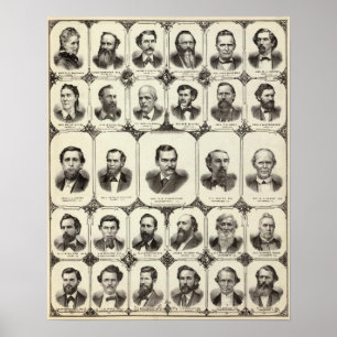 Portraits of Mrs DLR Wardner Poster