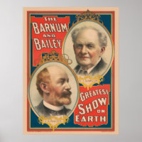 Portraits Of P.T. Barnum And J.A. Bailey