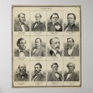 Portraits of Public Men, Minnesota Poster
