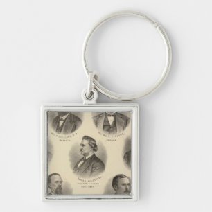Portraits of Rev H Gilliland, Wm F Terhune Key Ring