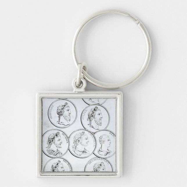 Portraits of Roman Emperors Key Ring (Front)