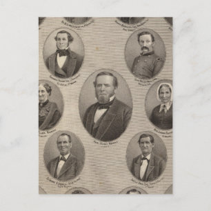 Portraits of Saml Hanna, Peter Heller Postcard