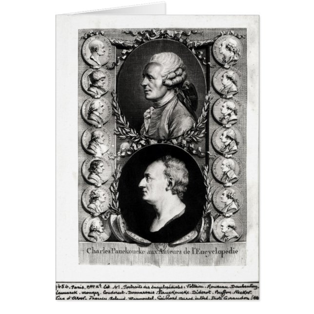 Portraits of the Encyclopaedists Jean (Front)