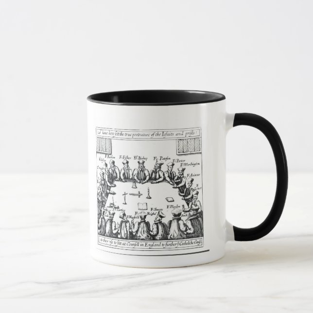 Portraits of the Jesuits and Priests Mug (Right)