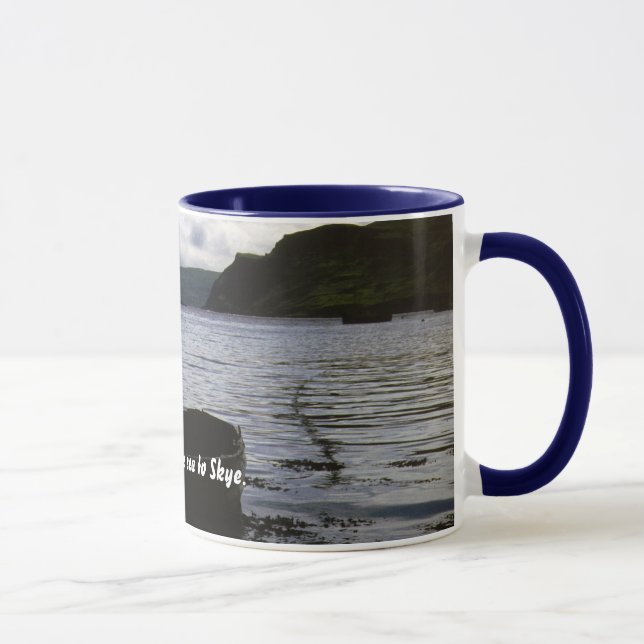 Portree, Isle of Skye in Scotland Mug (Right)