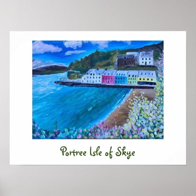 Portree Isle of Skye  Poster (Front)