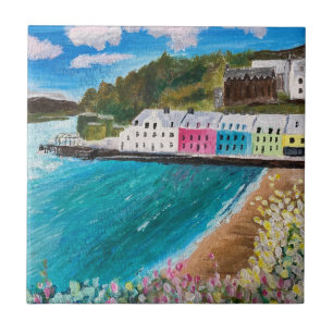 Portree Isle of Skye Scotland Ceramic Tile