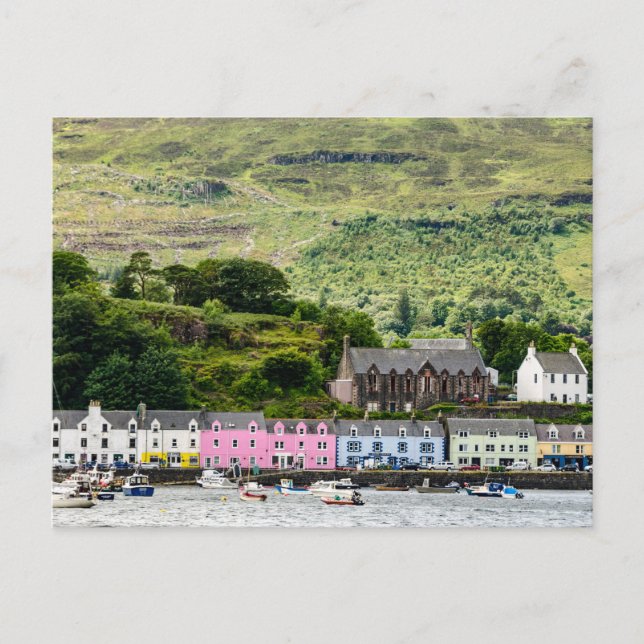 Portree on the Isle of Skye Postcard (Front)