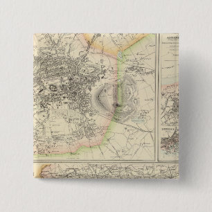 Ports and Harbours On The East Coast of Scotland 15 Cm Square Badge