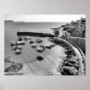 Portscatho Harbour Cornwall Poster