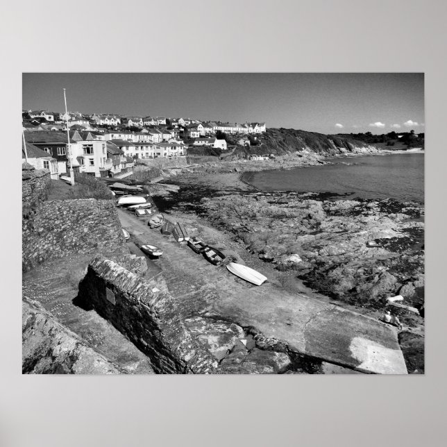 Portscatho Slipway Cornwall Poster (Front)