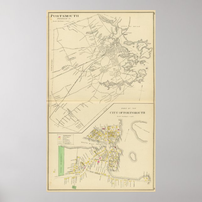 Portsmouth, city of Portsmouth Poster (Front)