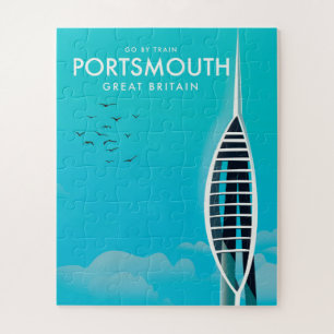 Portsmouth Great British Vacation poster Jigsaw Puzzle