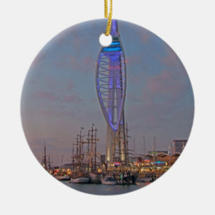 Portsmouth, Hampshire, England Ceramic Ornament