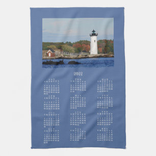 Portsmouth Harbour Lighthouse Fall 2022 Calendar  Tea Towel