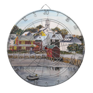 Portsmouth Harbour, New Hampshire Dartboard