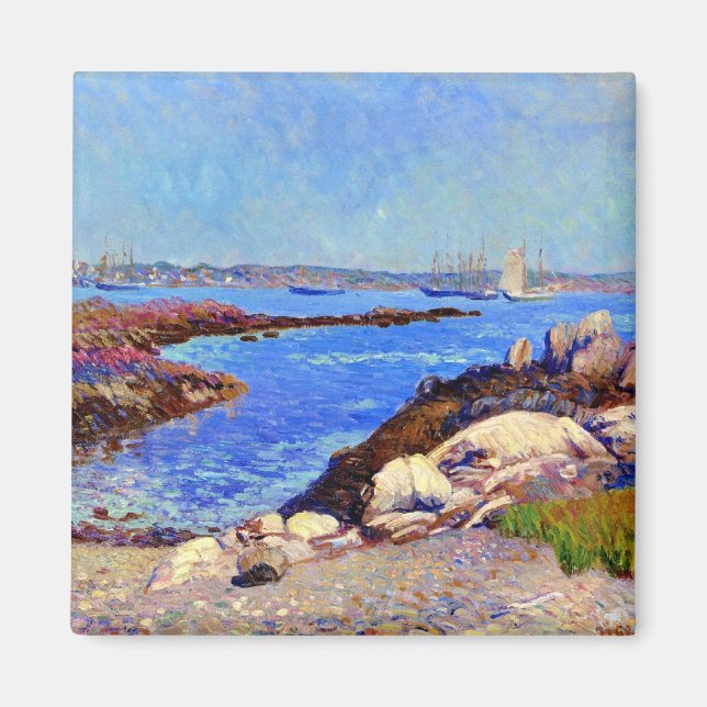 Portsmouth Harbour, NH fine art painting, Magnet (Front)