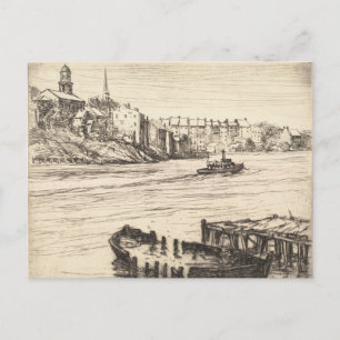 Portsmouth Harbour Vintage Postcard