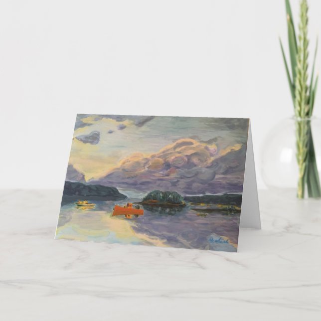 Portsmouth, NH Sunrise Holiday Card (Front)