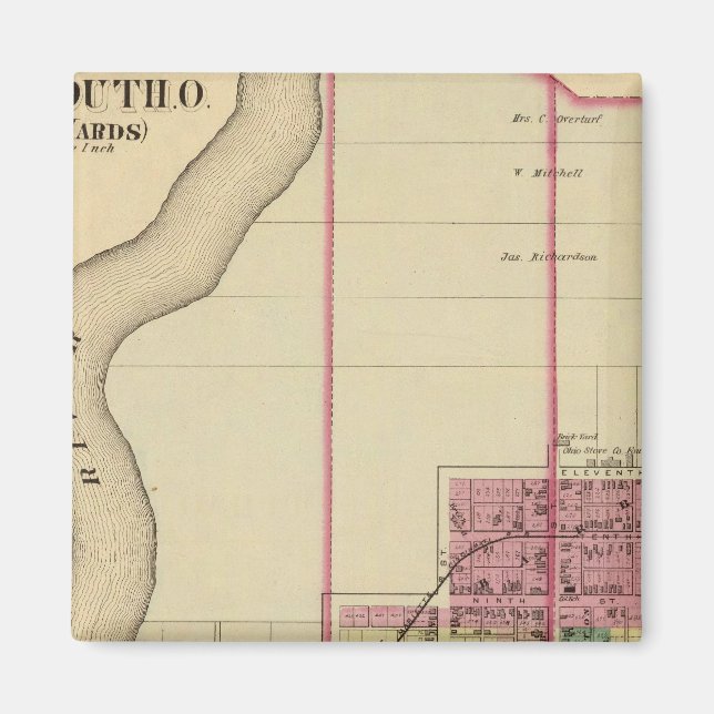 Portsmouth, Ohio 2 Magnet (Front)