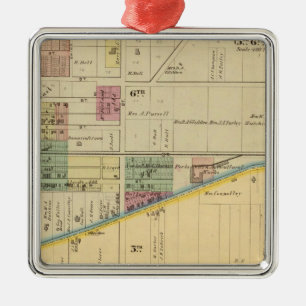 Portsmouth, Ohio Metal Ornament