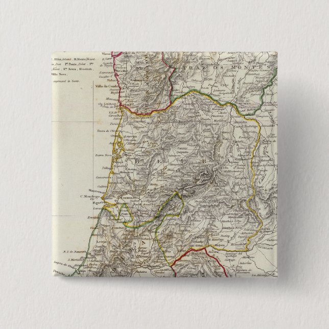 Portugal 15 Cm Square Badge (Front)