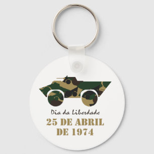 Portugal, 25 de Abril - Freedom Day Key Ring