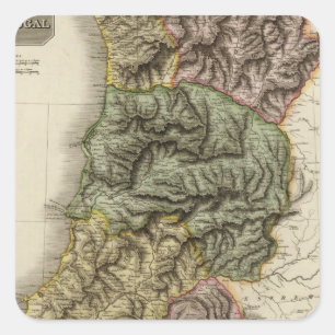 Portugal 2 square sticker