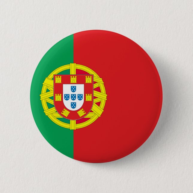 Portugal 6 Cm Round Badge (Front)