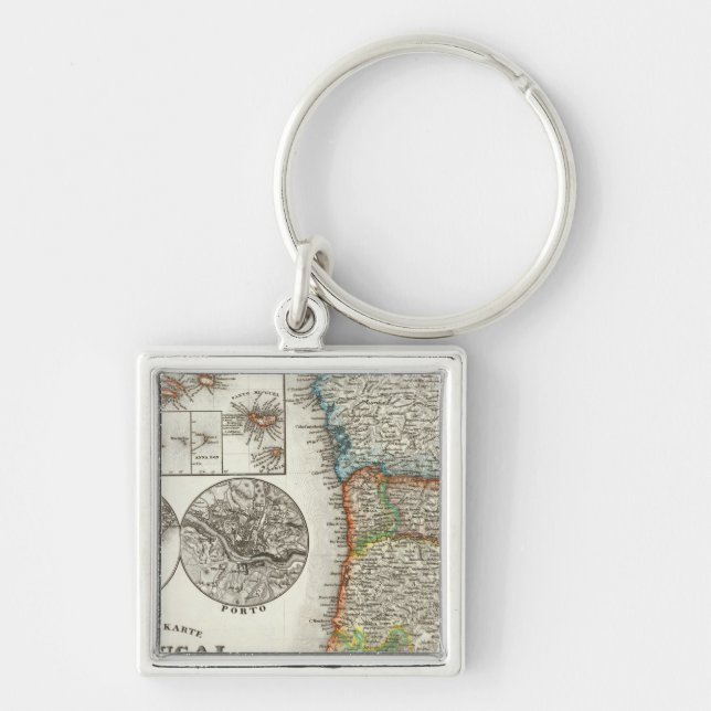 Portugal and Cape Verde Islands Key Ring (Front)