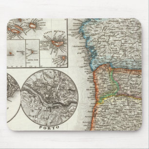Portugal and Cape Verde Islands Mouse Pad