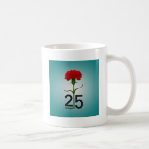 Portugal and red carnation coffee mug