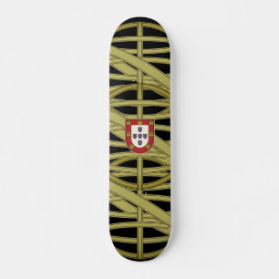 Portugal Armillary sphere and coat of arms Skateboard