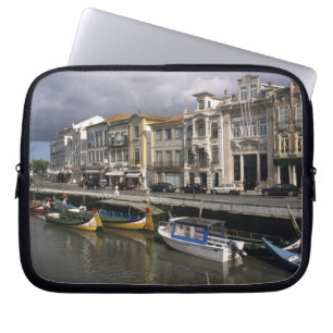 Portugal, Aveiro. Moliceiros (seaweed collecting Laptop Sleeve