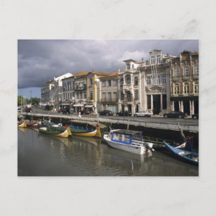 Portugal, Aveiro. Moliceiros (seaweed collecting Postcard