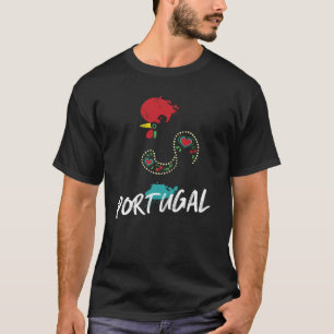 Portugal Barcelos rooster colourful illustration T-Shirt