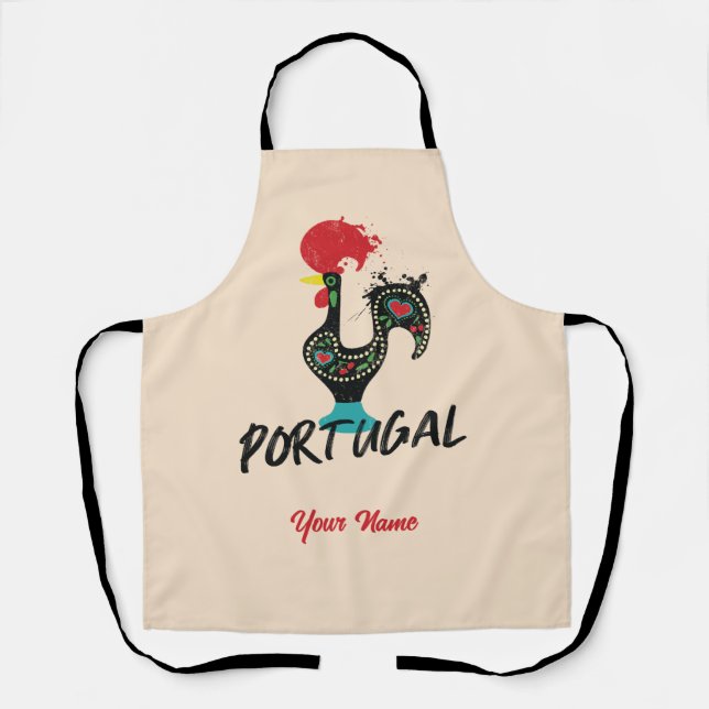 Portugal Barcelos rooster symbol Apron (Front)