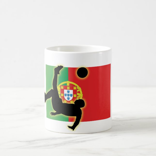 Portugal Bicycle Kick Coffee Mug (Center)