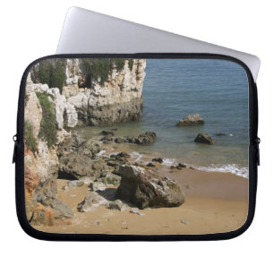 Portugal, Cascais. Praia da Rainha, a beach in Laptop Sleeve