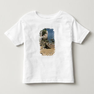 Portugal, Cascais. Praia da Rainha, a beach in Toddler T-Shirt